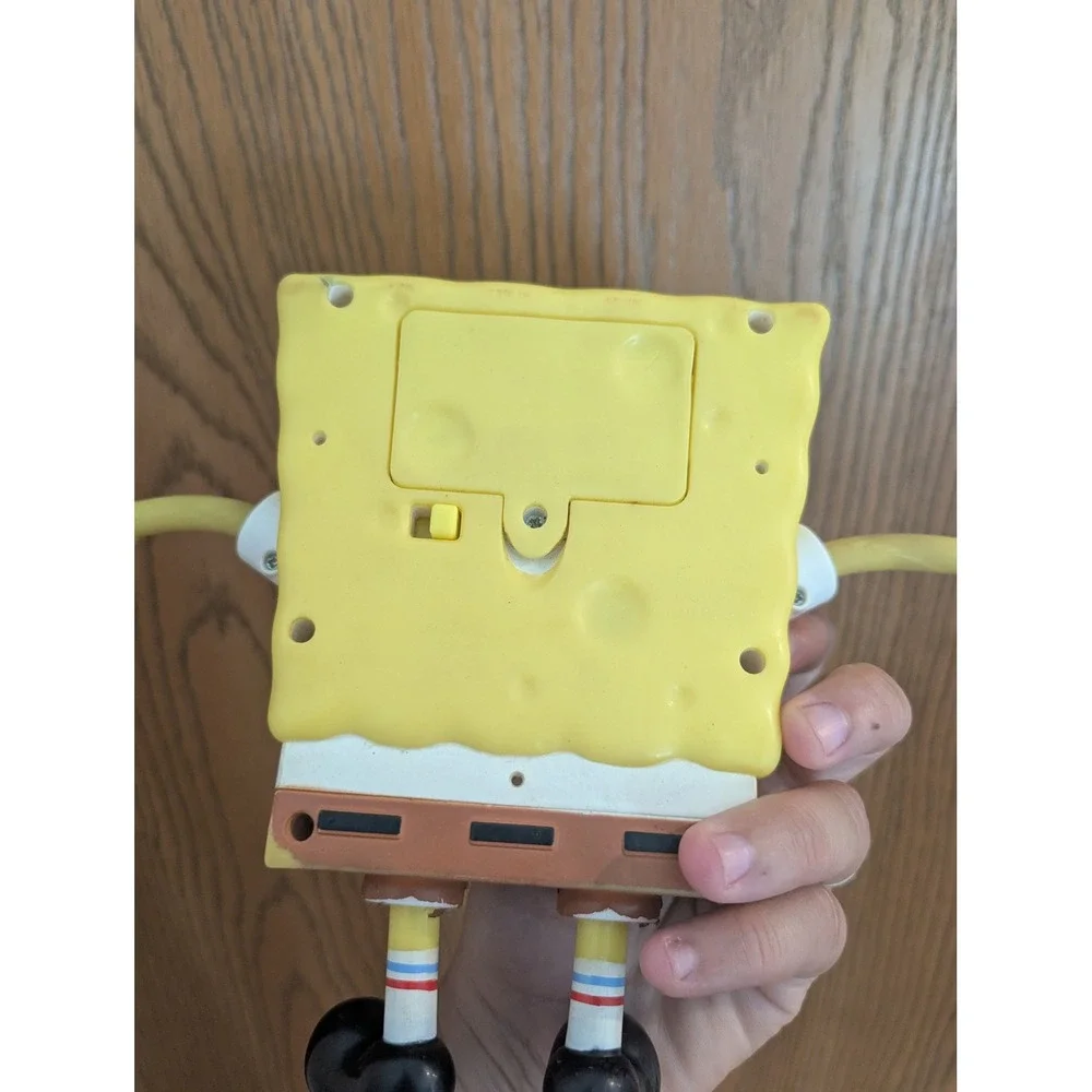 SpongeBob SquarePants Toy Lot -Figures Squidward Mr Krabs Book and Cards Bundle